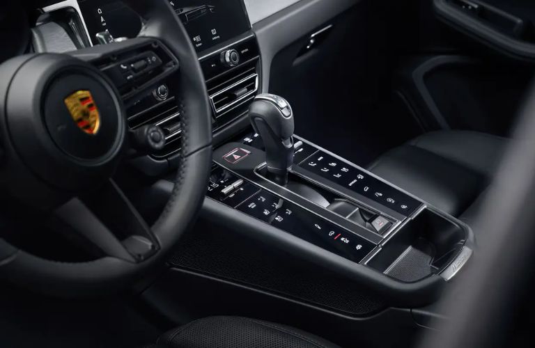 Cockpit view of the 2024 Porsche Macan