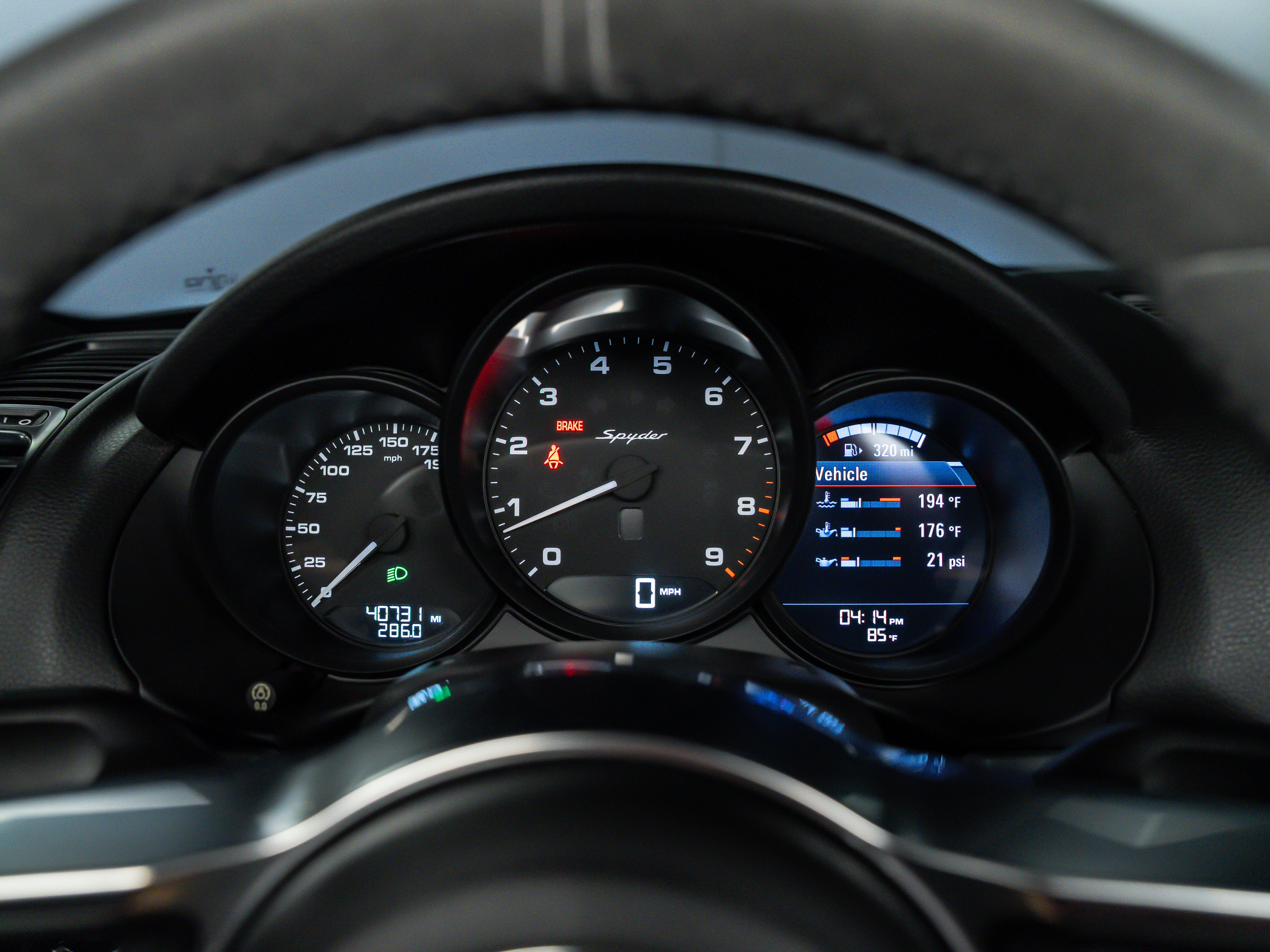 2016 Porsche Boxster Spyder