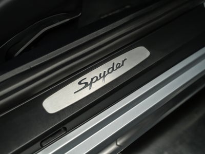 2016 Porsche Boxster Spyder