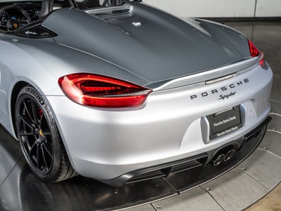 2016 Porsche Boxster Spyder