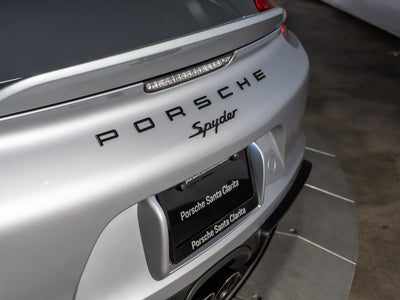 2016 Porsche Boxster Spyder